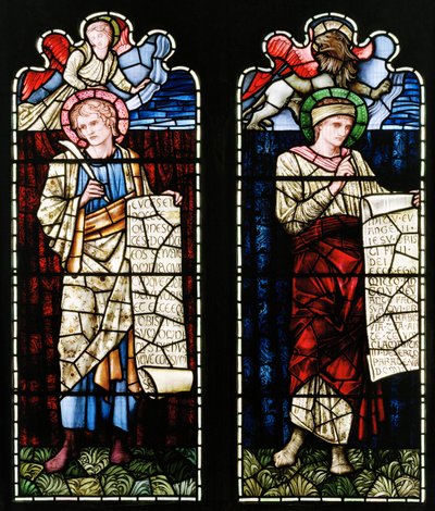 Ashton Under Lyne, Albion Congregational Church, Morris & Co., Edward Burne-Jones, St. Johannes von Edward Burne Jones